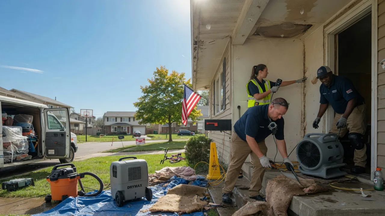 Water Damage Restoration in Amlin, OH near me